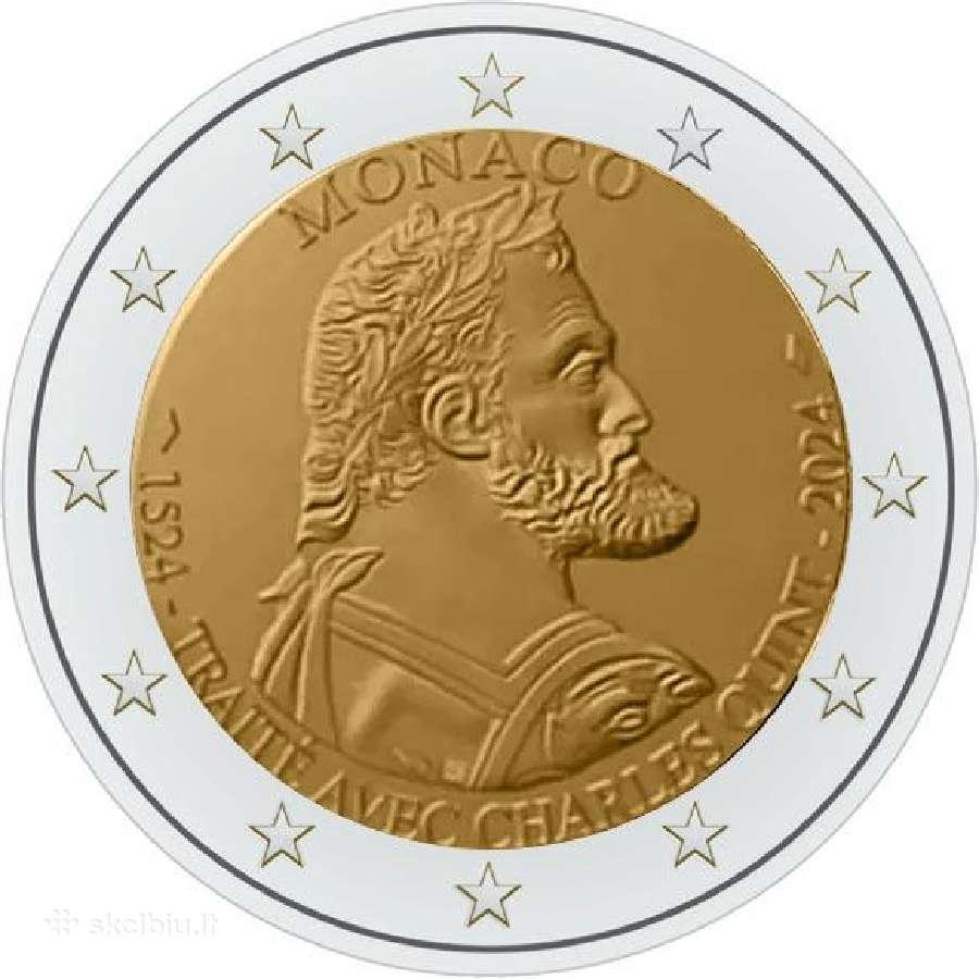 2 eurų Monako Unc proginės monetos - nuotraukos Nr. 10