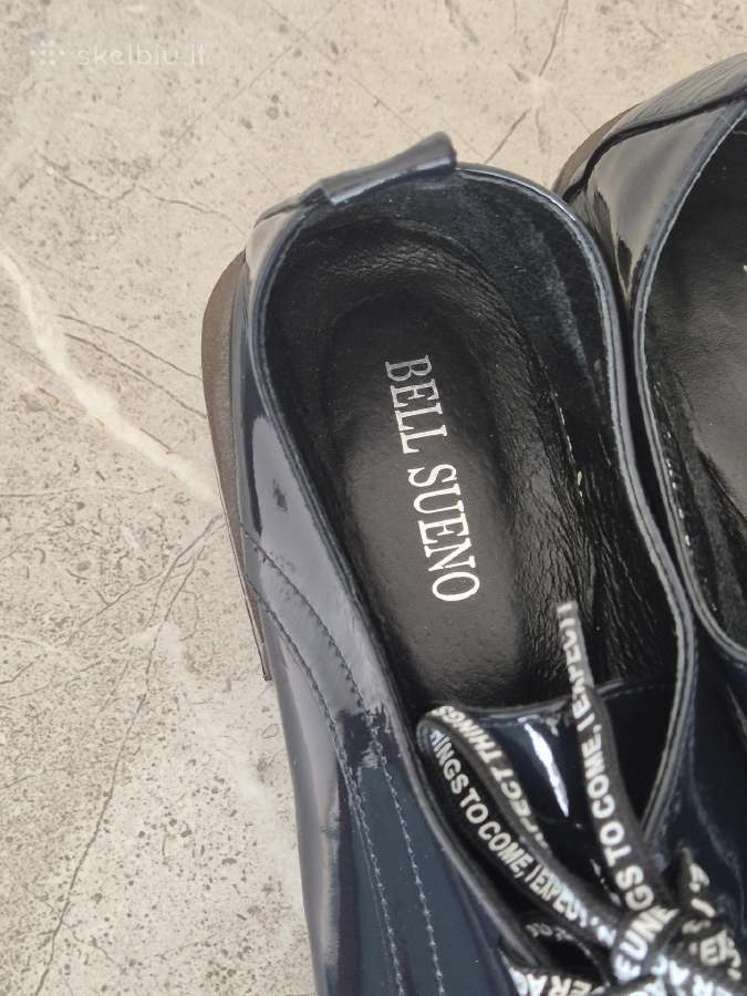 Natūralios odos itališki bateliai, 38 dydis - nuotraukos Nr. 3