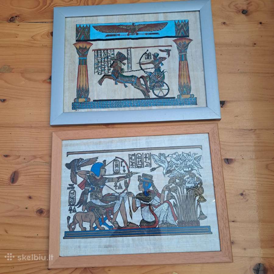 Paveikslai du egiptietiški