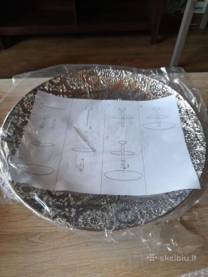 Metalinė padėkliukas, 2 pakopų - nuotraukos Nr. 4