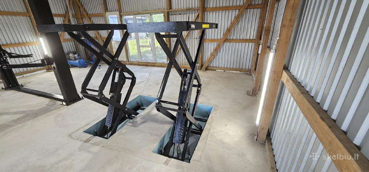 Žirklinis keltuvas į grindis - 3500 kg. 2015 mm - nuotraukos Nr. 2