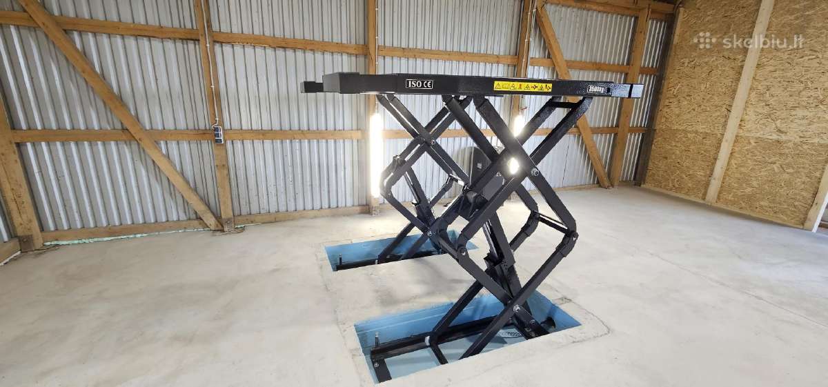 Žirklinis keltuvas į grindis - 3500 kg. 2015 mm - nuotraukos Nr. 4