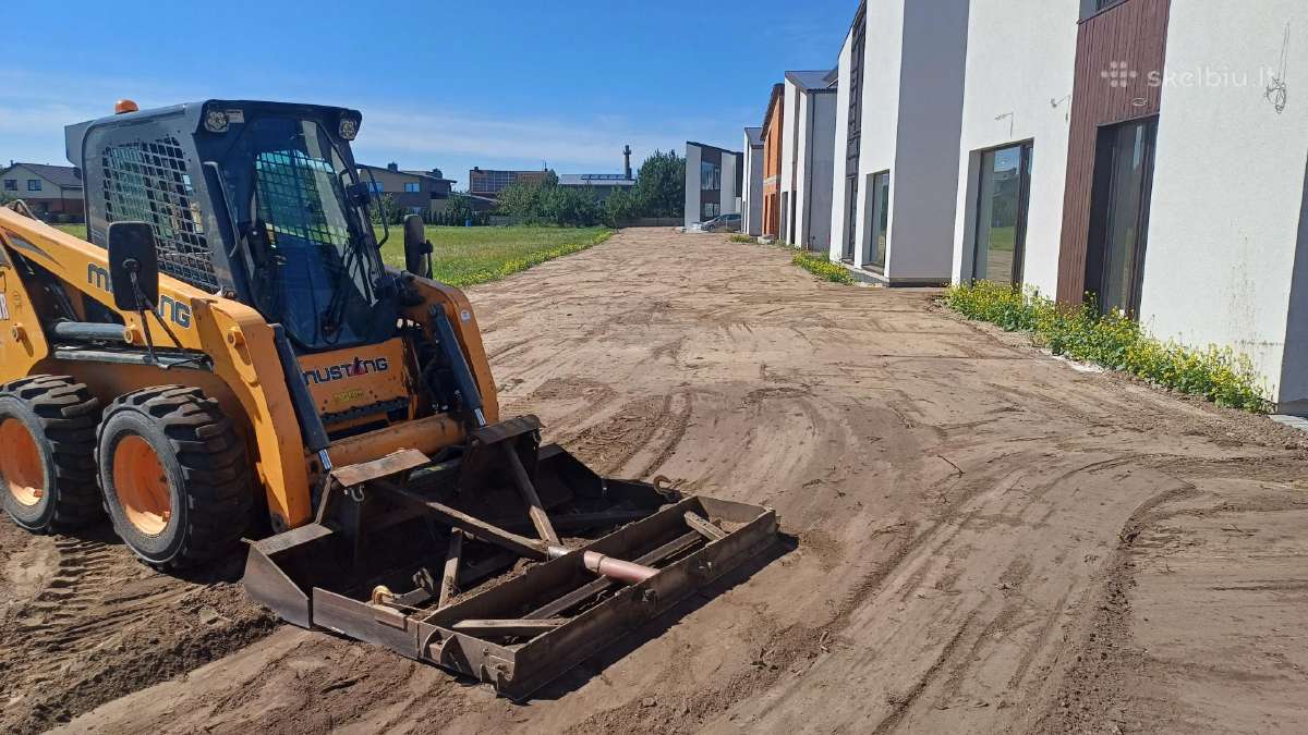Bobcat nuoma Kaunas , Bobkat lyginimo darbai Kaune - nuotraukos Nr. 9