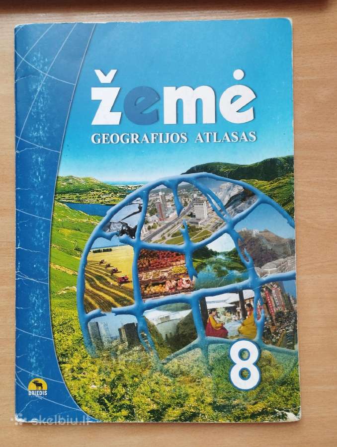 Žemė geografijos atlasas. 8 klasė