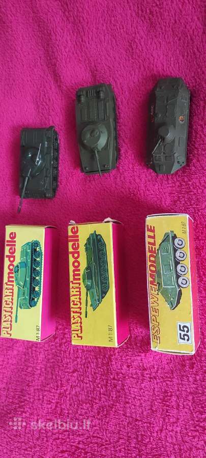 Pt 76+ T55+spw 60 Pb Tanku modeliukai 1:87 - nuotraukos Nr. 2