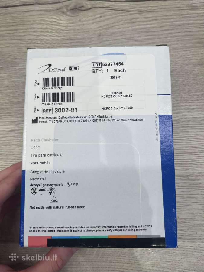 Raktikaulio įtvaras vaikui - nuotraukos Nr. 2