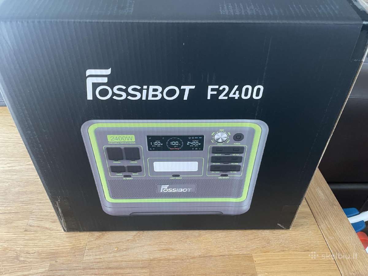 Fossibot F2400 - mobili energijos stotelė, 2400w - nuotraukos Nr. 2