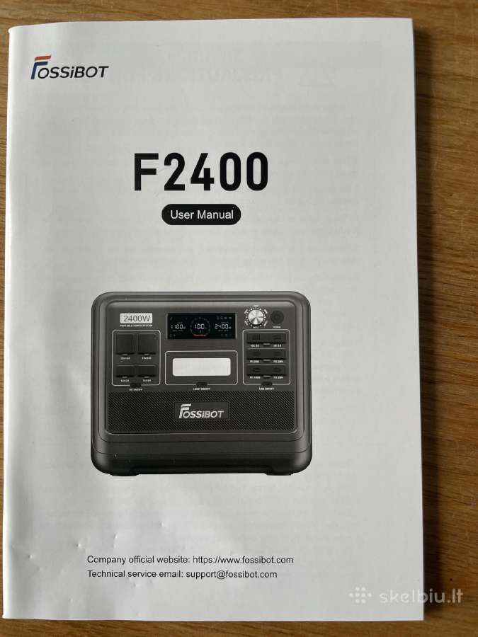 Fossibot F2400 - mobili energijos stotelė, 2400w - nuotraukos Nr. 25