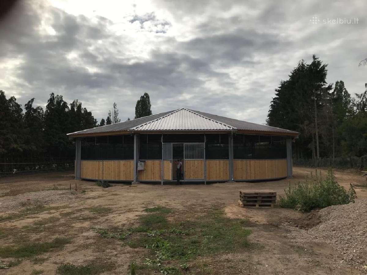 Arklides gardu gamyba durys žirgams projektavimas - nuotraukos Nr. 27