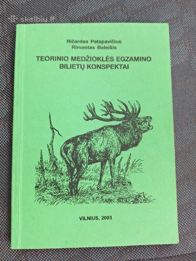 Teorinio medžioklės egzamino bilietų konspektai