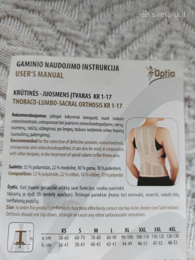 Ortopedine liemene - nuotraukos Nr. 4