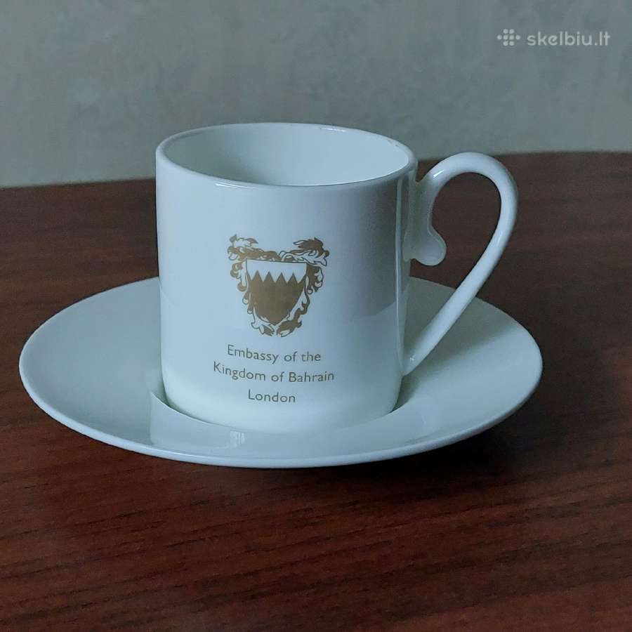 Kolekciniai puodukas ir lėkštutė kavai . - nuotraukos Nr. 9