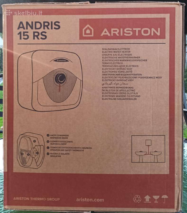 Elektrinis vandens šildytuvas Ariston