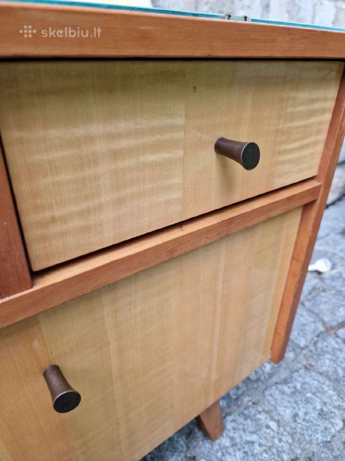 Vintažinės mid century naktinės (lovos)spintelės - nuotraukos Nr. 16