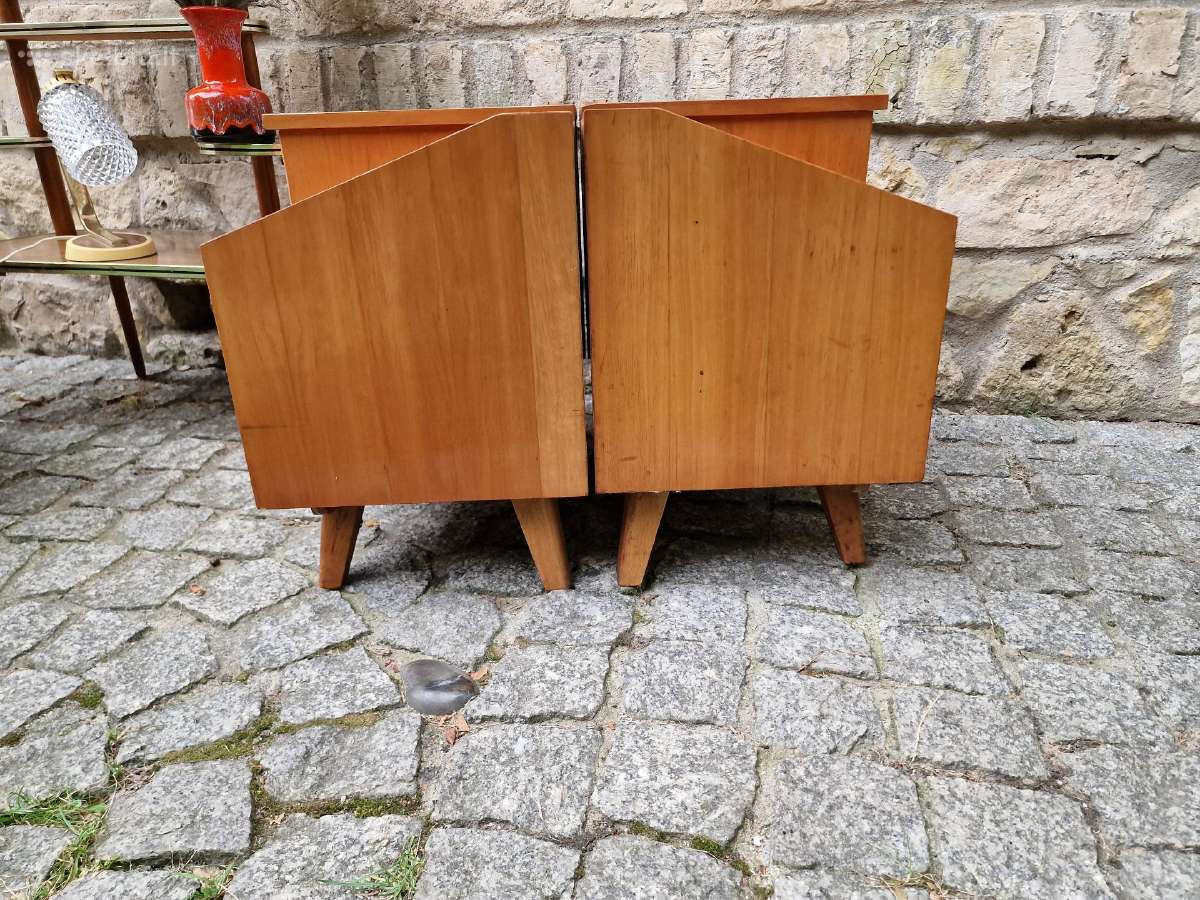 Vintažinės mid century naktinės (lovos)spintelės - nuotraukos Nr. 28