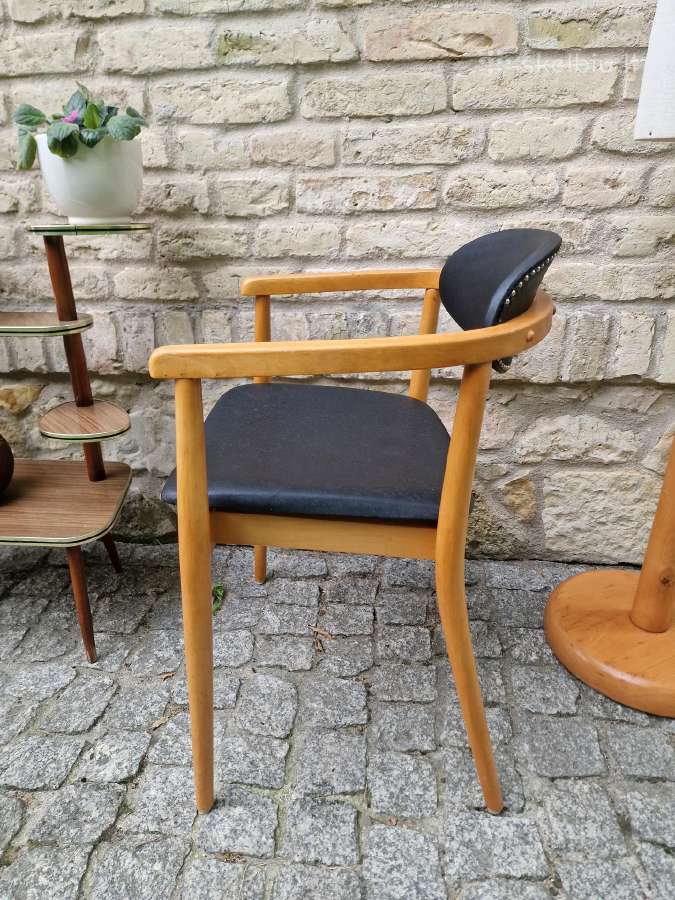 Vintažinis mid century autorinis krėslas-kėdė - nuotraukos Nr. 3