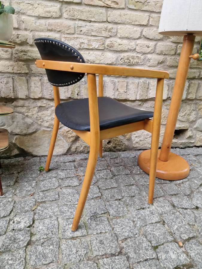 Vintažinis mid century autorinis krėslas-kėdė - nuotraukos Nr. 6