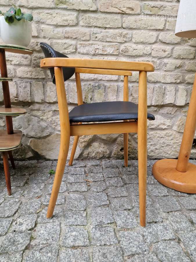 Vintažinis mid century autorinis krėslas-kėdė - nuotraukos Nr. 7