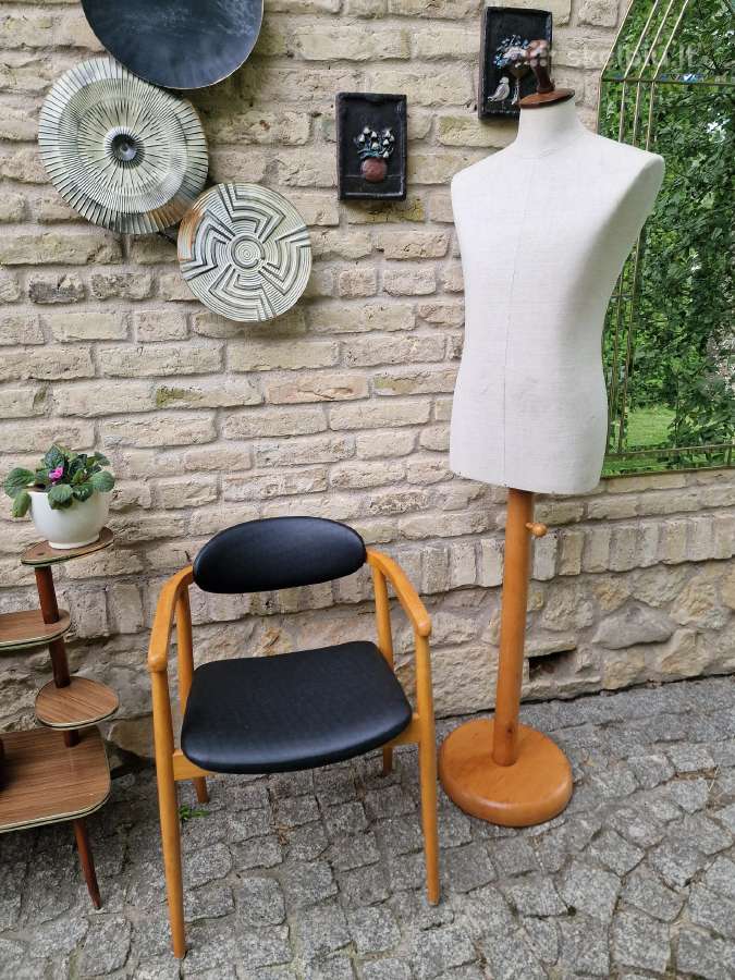 Vintažinis mid century autorinis krėslas-kėdė - nuotraukos Nr. 9