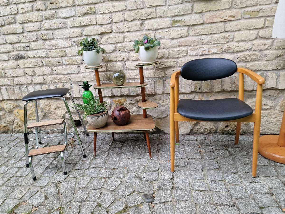 Vintažinis mid century autorinis krėslas-kėdė - nuotraukos Nr. 14