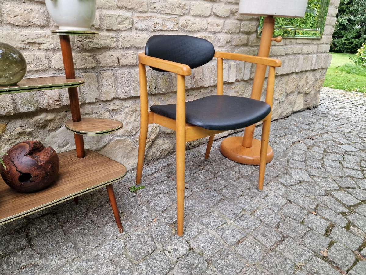 Vintažinis mid century autorinis krėslas-kėdė - nuotraukos Nr. 20