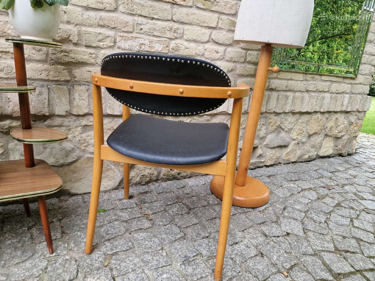 Vintažinis mid century autorinis krėslas-kėdė - nuotraukos Nr. 21