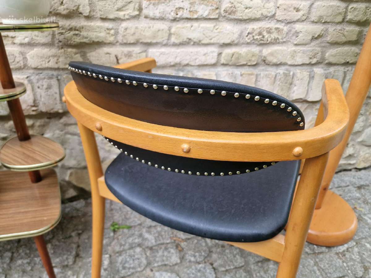 Vintažinis mid century autorinis krėslas-kėdė - nuotraukos Nr. 22