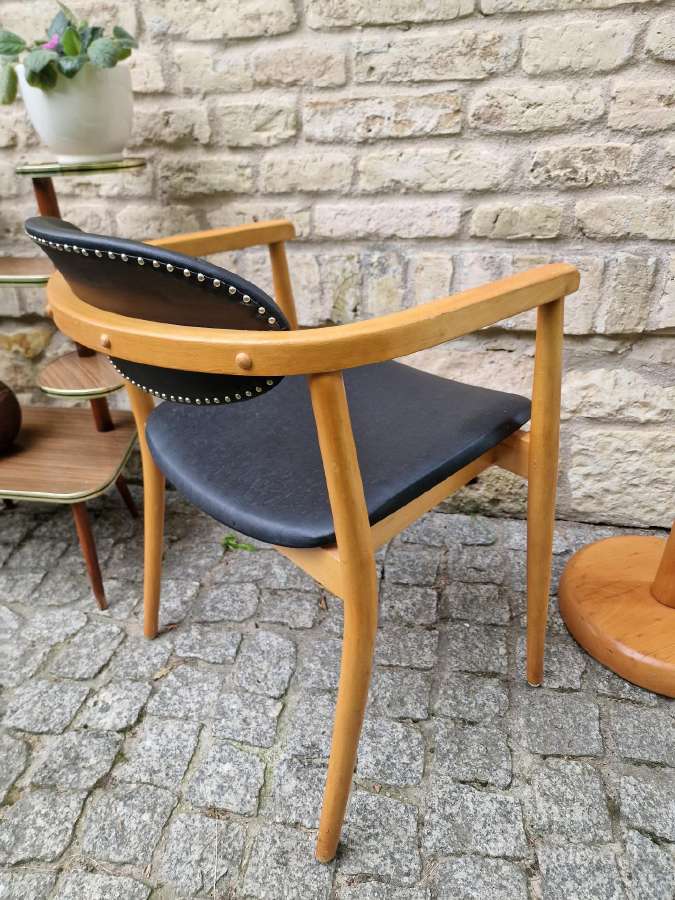 Vintažinis mid century autorinis krėslas-kėdė - nuotraukos Nr. 23