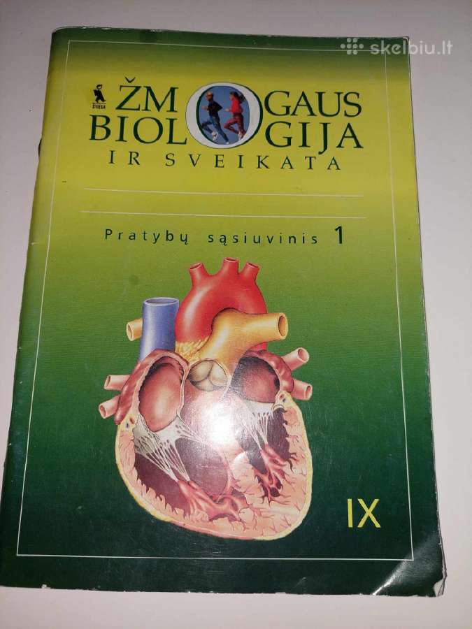 Žmogaus biologija pratybų sąsiuvinis 9kl.