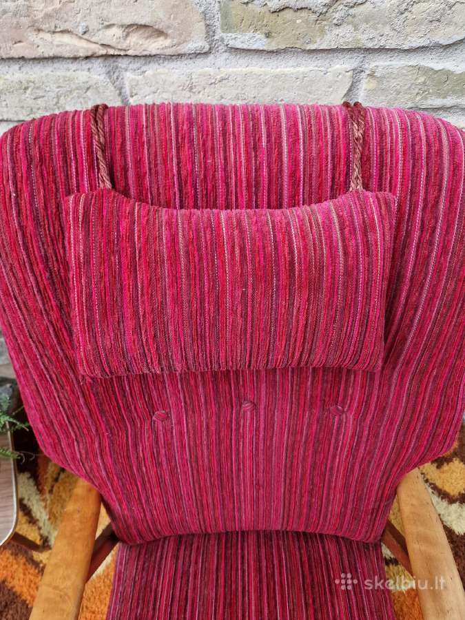 Vintažinis mid century skandinaviškas fotelis - nuotraukos Nr. 8