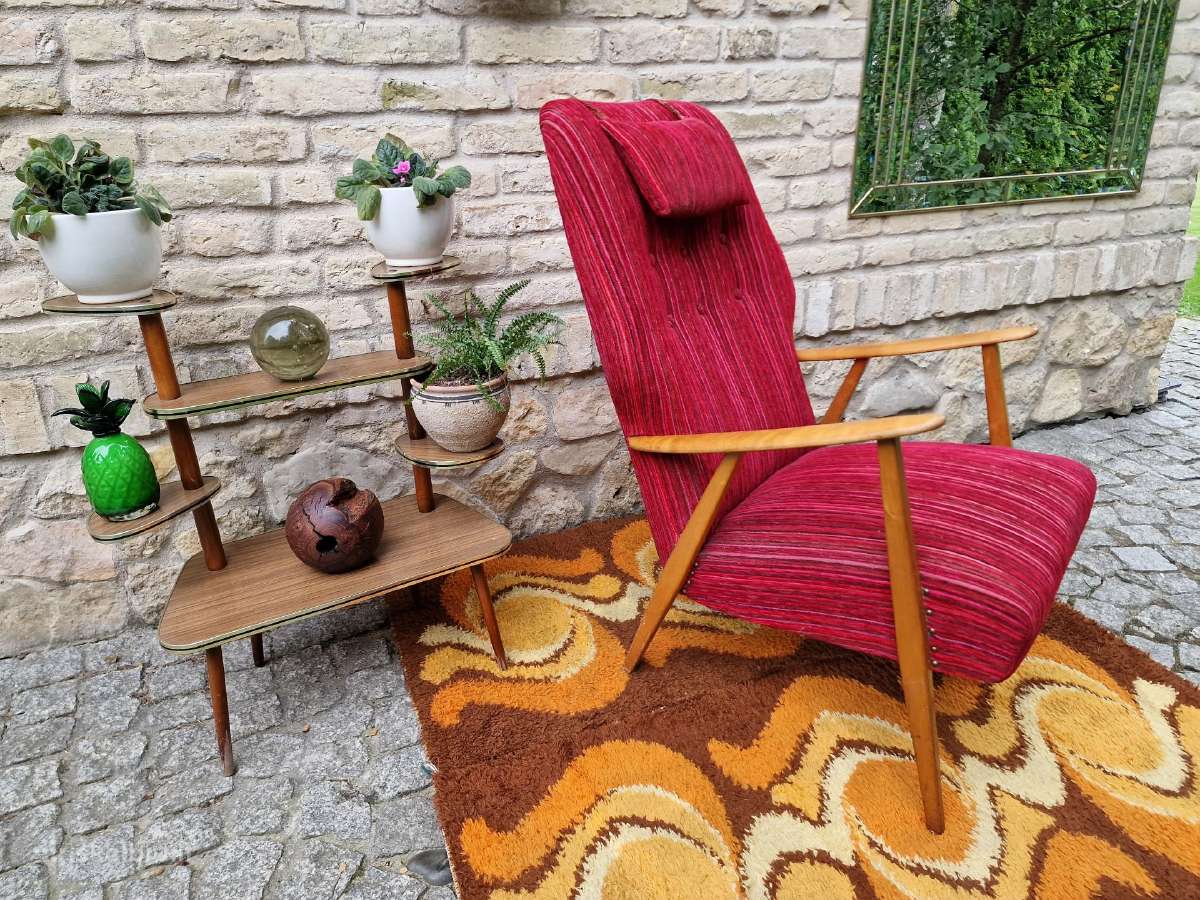 Vintažinis mid century skandinaviškas fotelis - nuotraukos Nr. 10