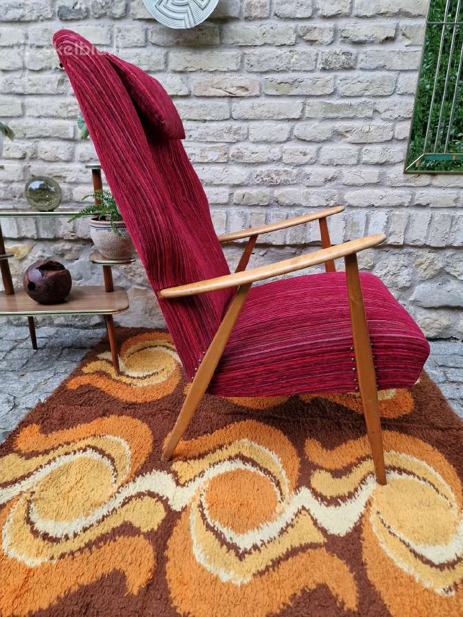 Vintažinis mid century skandinaviškas fotelis - nuotraukos Nr. 14