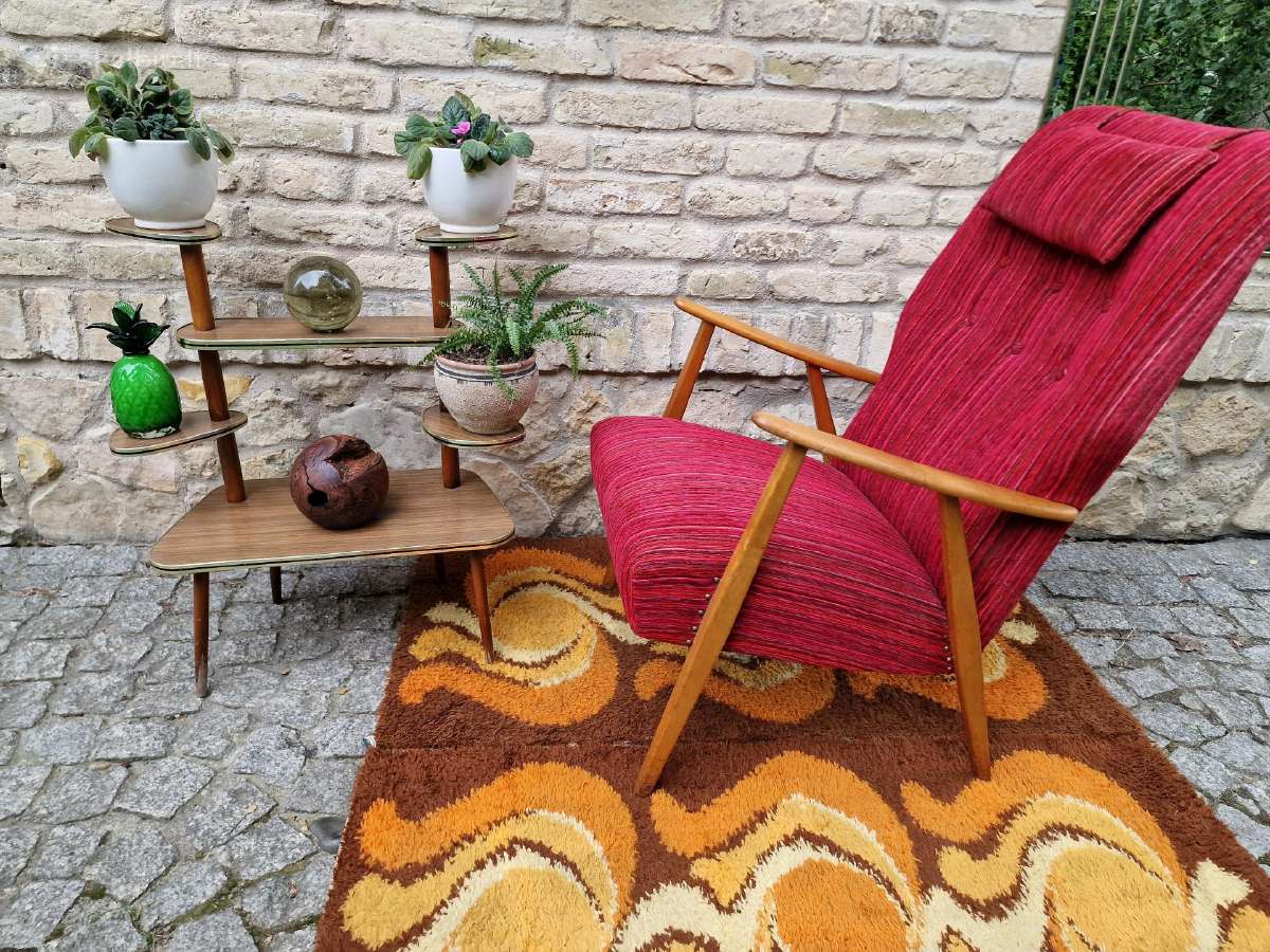 Vintažinis mid century skandinaviškas fotelis - nuotraukos Nr. 23