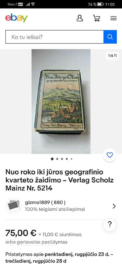 Senovinis orginalus vokiškas žaidimas - nuotraukos Nr. 15
