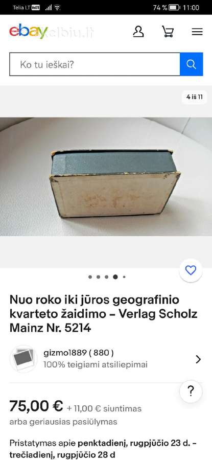 Senovinis orginalus vokiškas žaidimas - nuotraukos Nr. 17