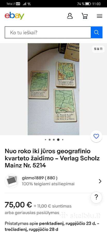 Senovinis orginalus vokiškas žaidimas - nuotraukos Nr. 18