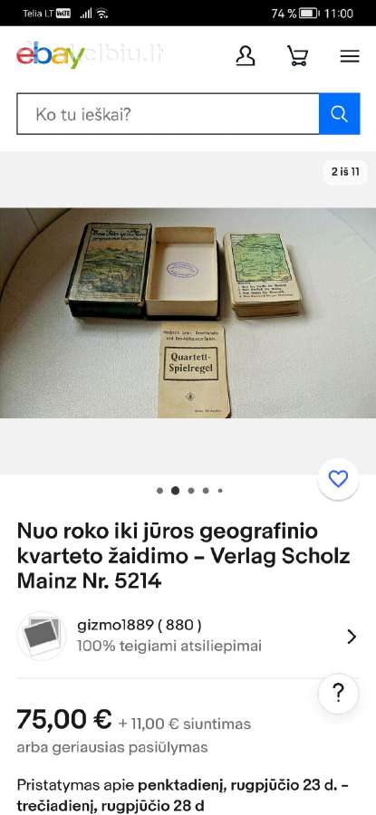 Senovinis orginalus vokiškas žaidimas - nuotraukos Nr. 19