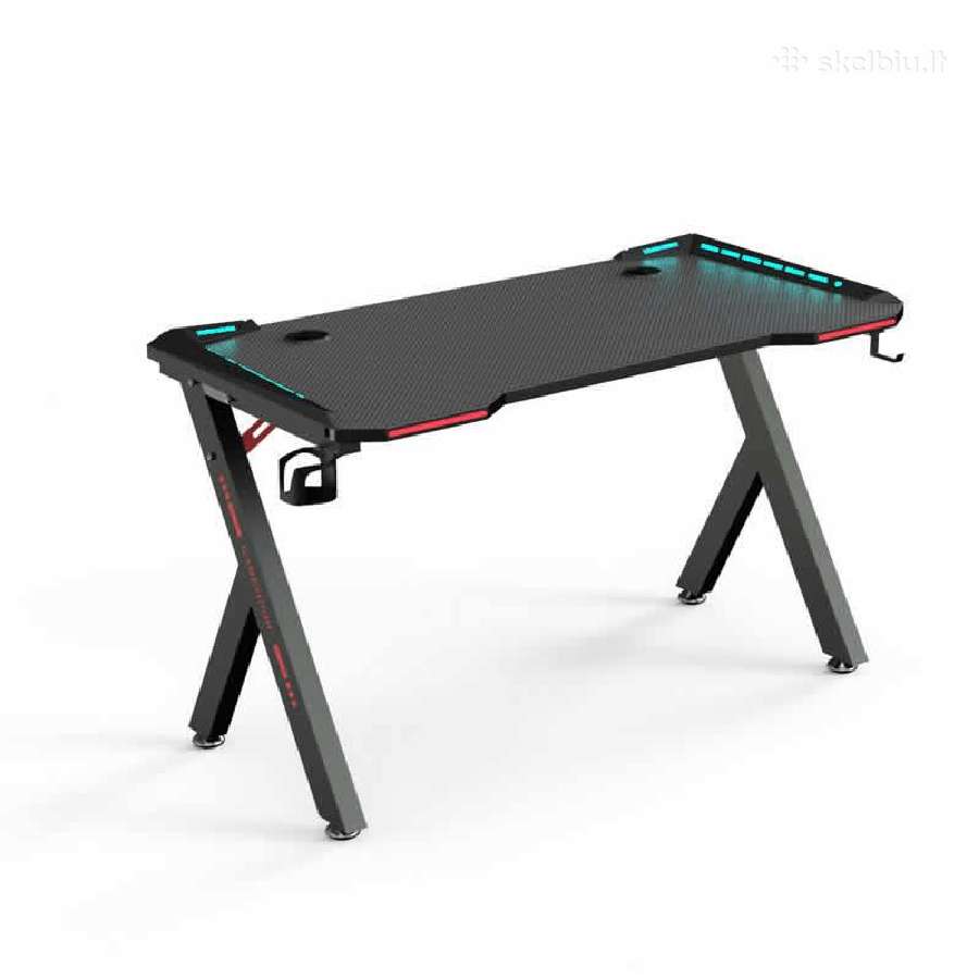 Kompiuterinis stalas su LED Gaming - nuotraukos Nr. 3