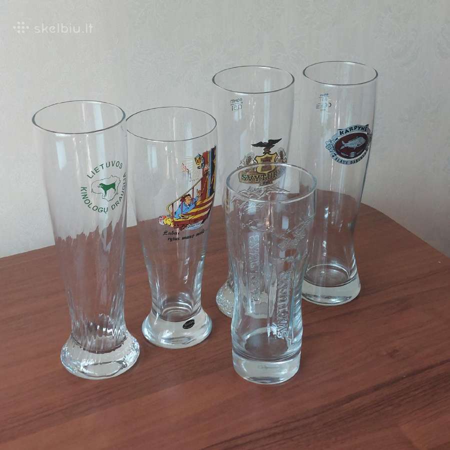 Kolekcinės alaus taurės .Parduodu .