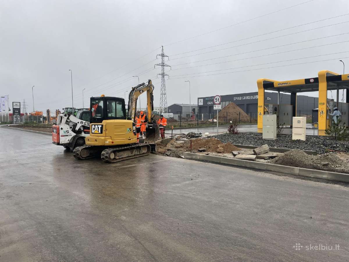 Vibro volo savivarčio ekskavatoriaus bobcat nuoma - nuotraukos Nr. 4