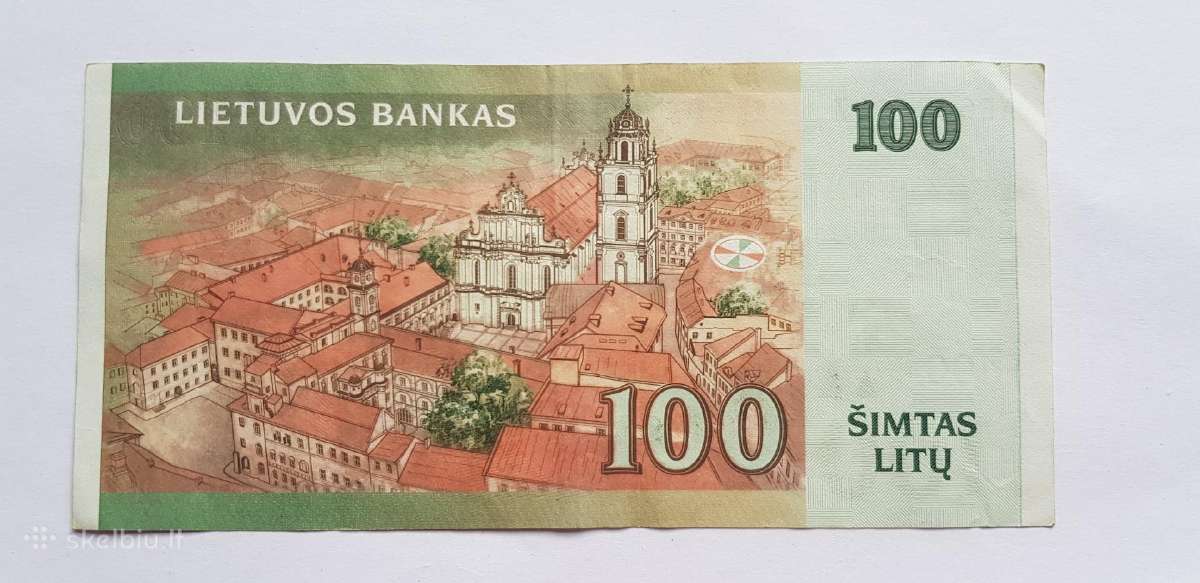 100 litų Banknotas - nuotraukos Nr. 2