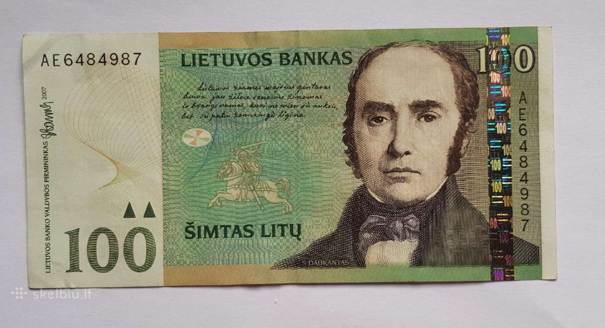100 litų Banknotas