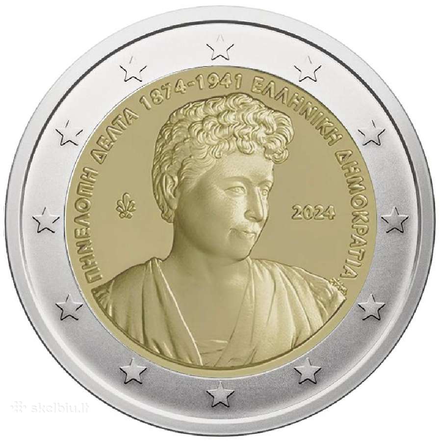 Graikija 2 eurai, 2024 Penelopės Delta 150 Uc113 3