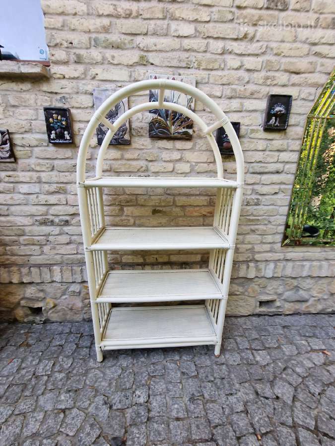 Vintažinė mid century ratango etažerė - nuotraukos Nr. 9
