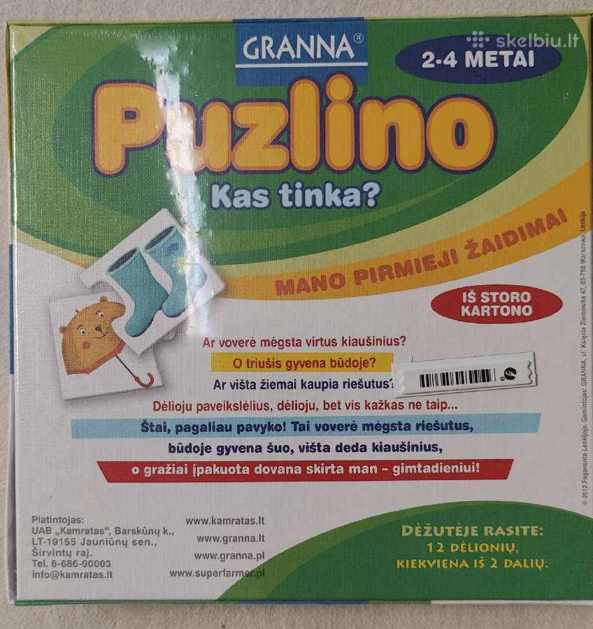 Puzlino mokomasis žaidimas - nuotraukos Nr. 2