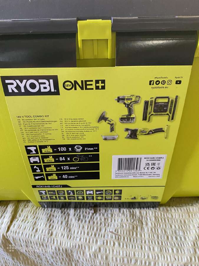 Parduodami nauji irankiai ryobi visa deze! - nuotraukos Nr. 2