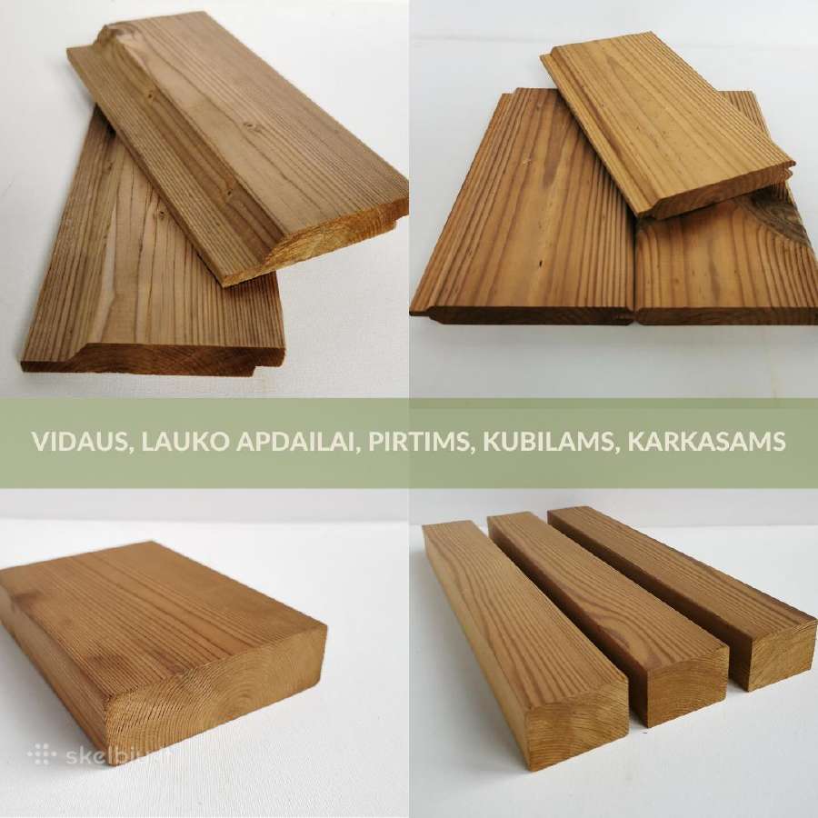 Suomiškos termo medienos terasinės Ab -25eur/m2 - nuotraukos Nr. 13