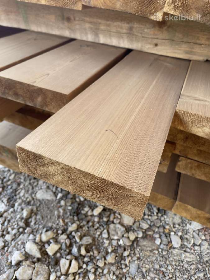 Suomiškos termo medienos terasinės Ab -25eur/m2 - nuotraukos Nr. 15