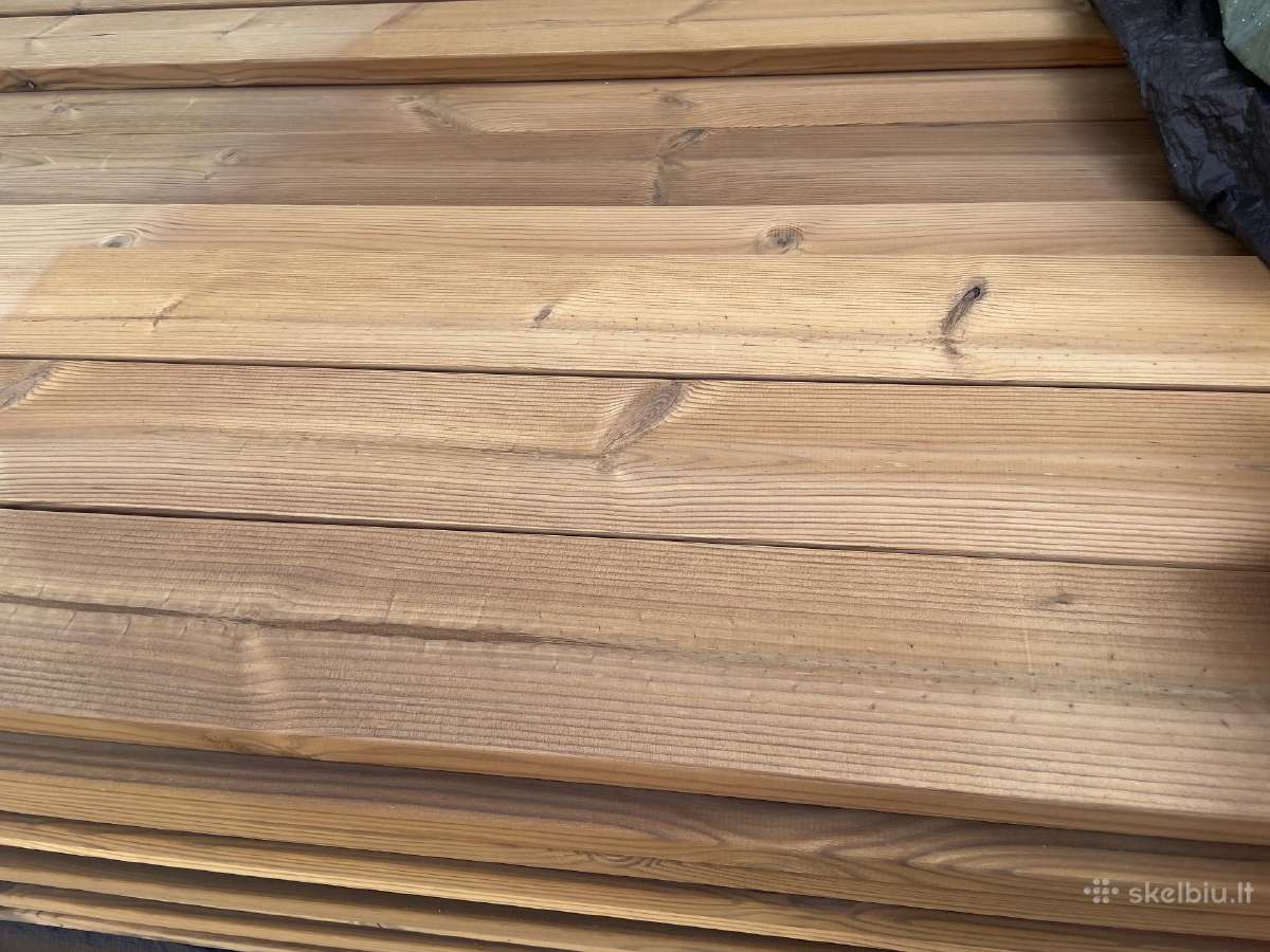 Suomiškos termo medienos terasinės Ab -25eur/m2 - nuotraukos Nr. 17