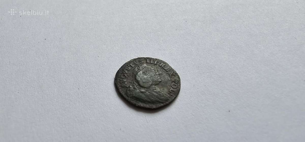 1750 Augusto solidas , retas , kolekcinis stovis